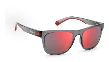 Men Polaroid Sunglasses: PLD 2122/S - Grey Red(2) - SpecSMART Eye Clinic (Diagonal View)